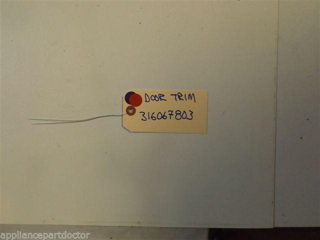 FRIGIDAIRE STOVE 316067803 Trim-oven Door, Almond USED FRIGIDAIRE STOVE 316067803 Trim-oven Door, Almond USED